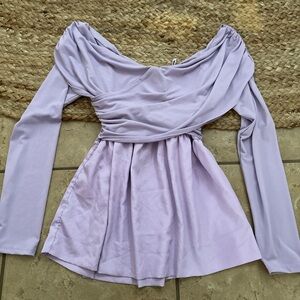 LAVENDER BLOUSE TOP